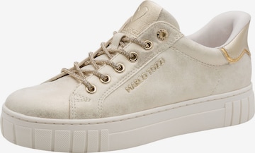 Baskets basses MARCO TOZZI en beige : devant