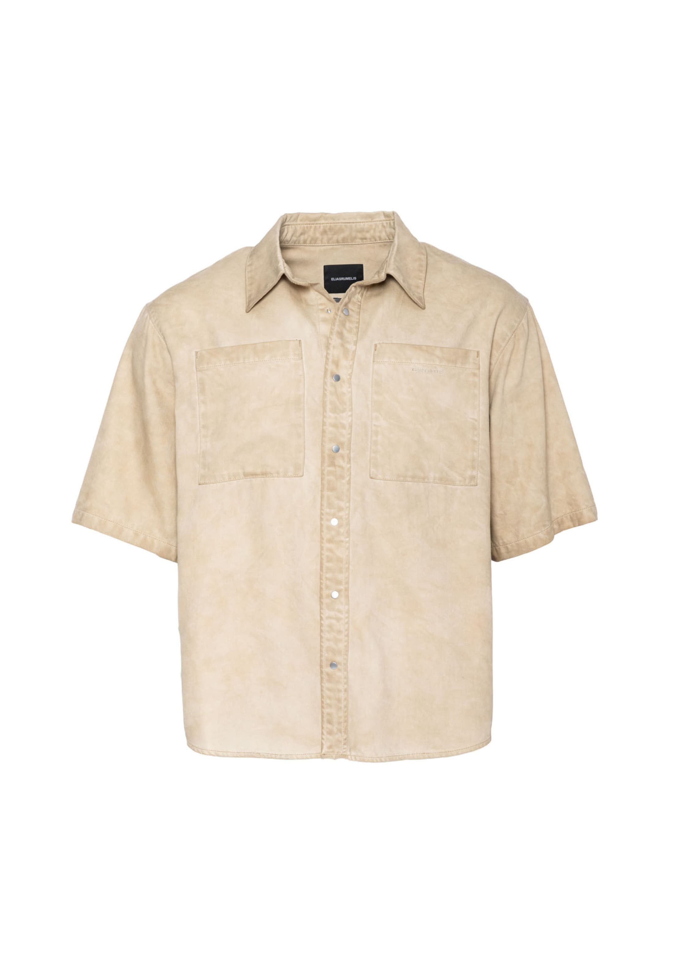 Elias Rumelis - Ajuste confortable Camisa 'Rome' en beige: frente