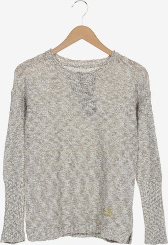 Superdry Sweater & Cardigan in XS in Grey: front
