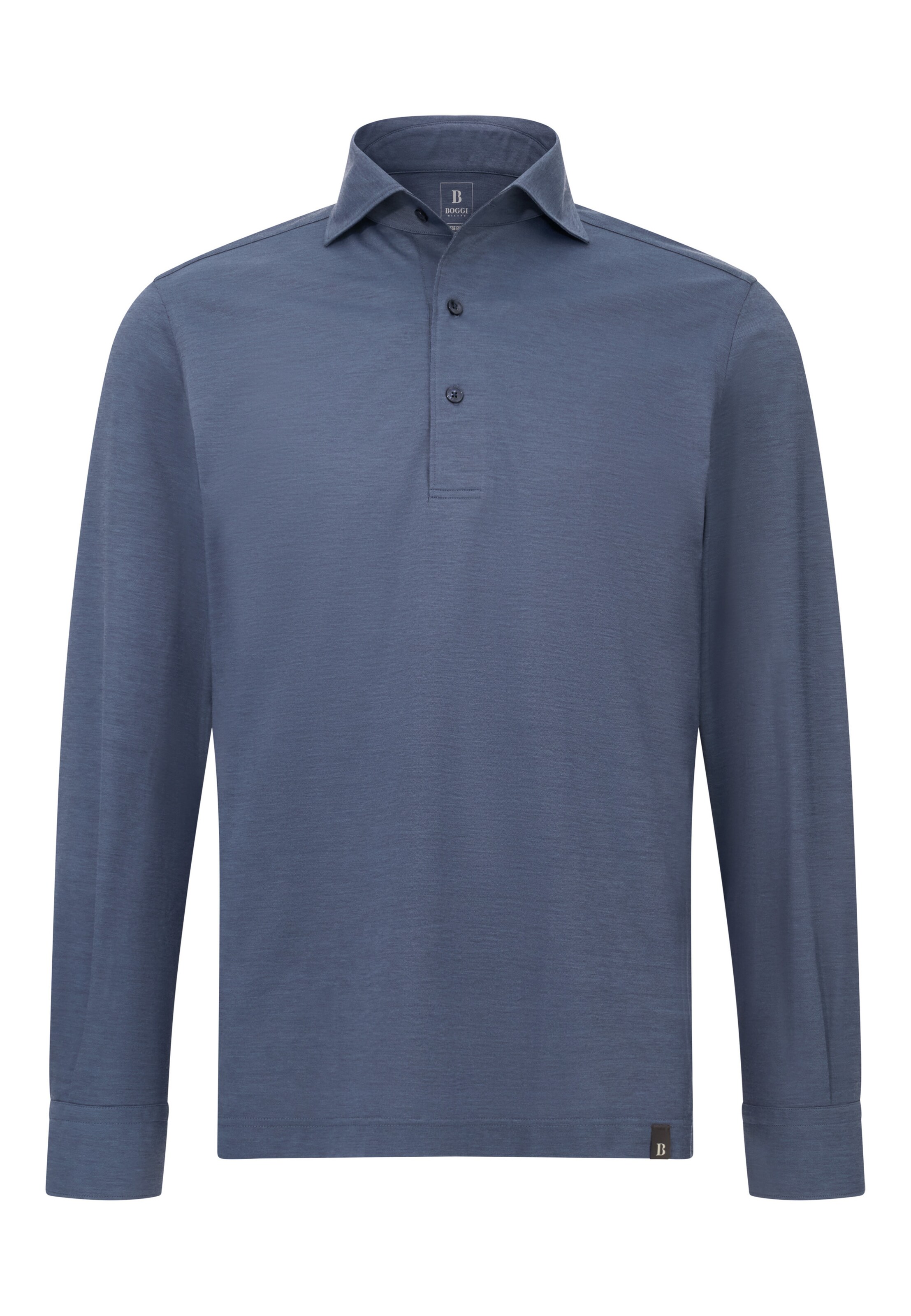 Boggi Milano Shirt in de kleur Blauw gemêleerd, Productweergave