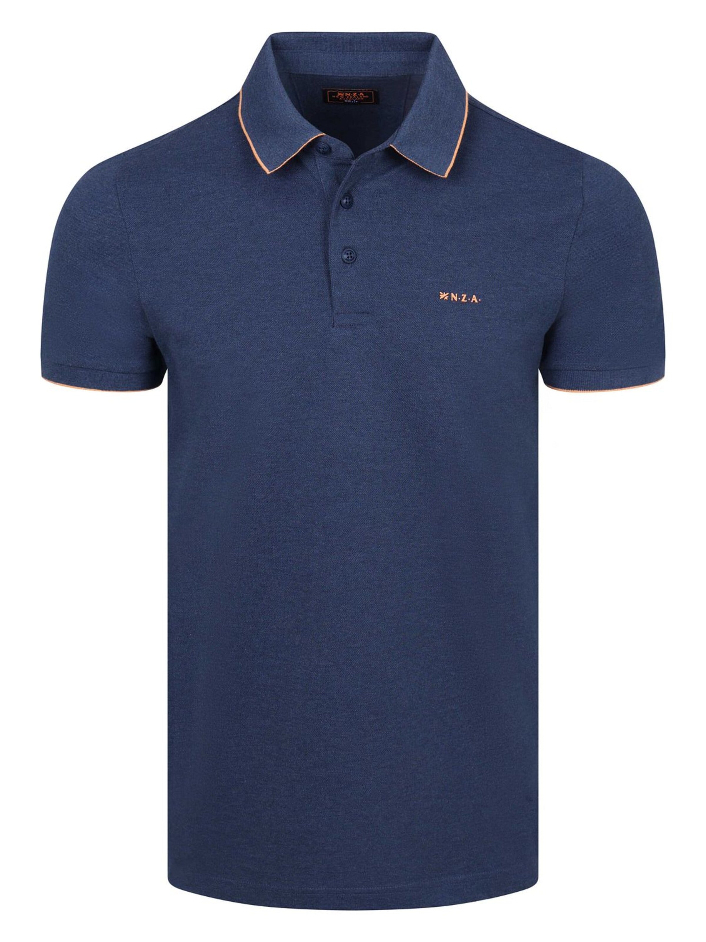 NZA New Zealand Auckland Shirt 'Henley' in Blue: front