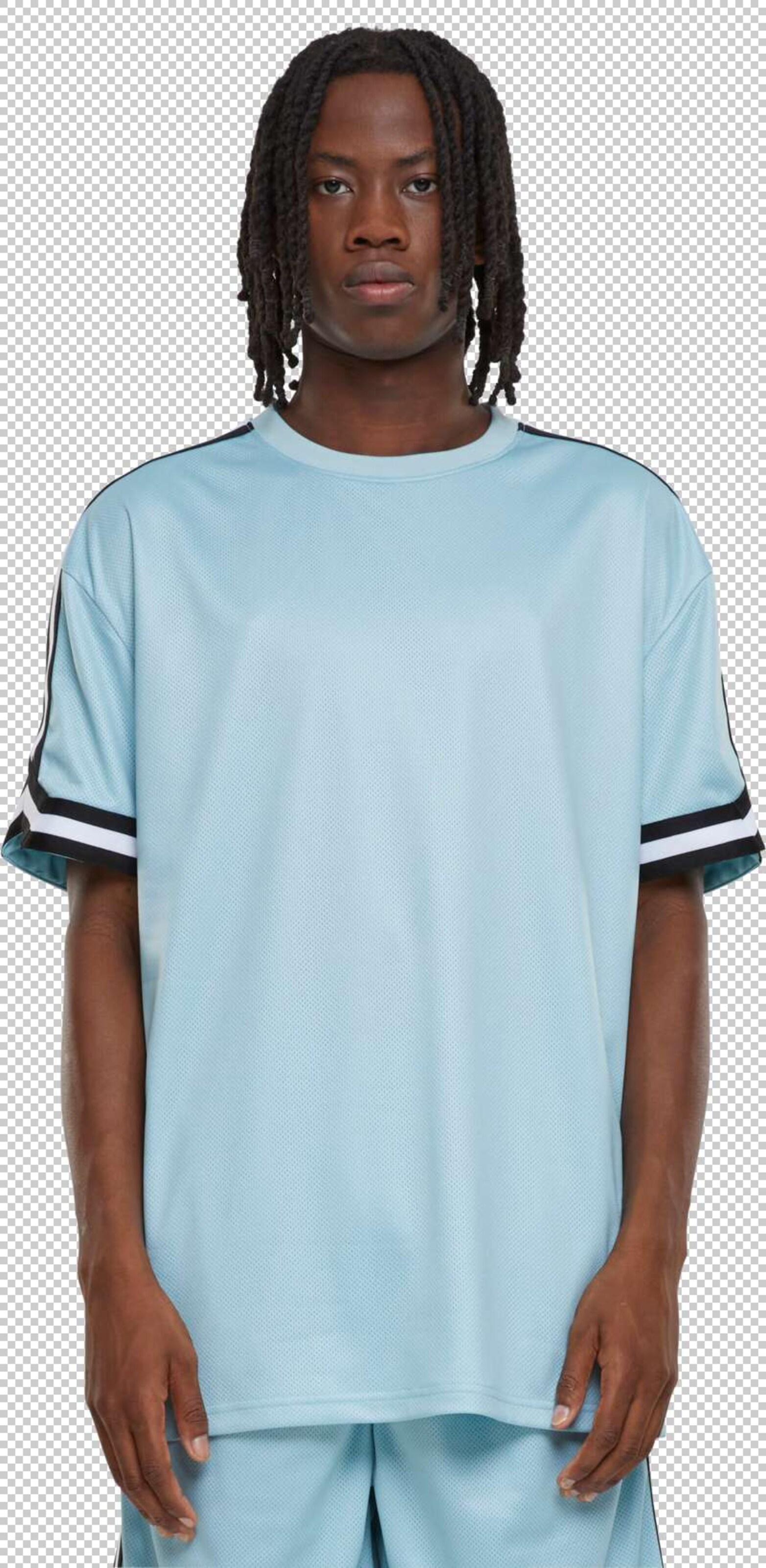 Urban Classics Särk, värv sinine: eest vaates