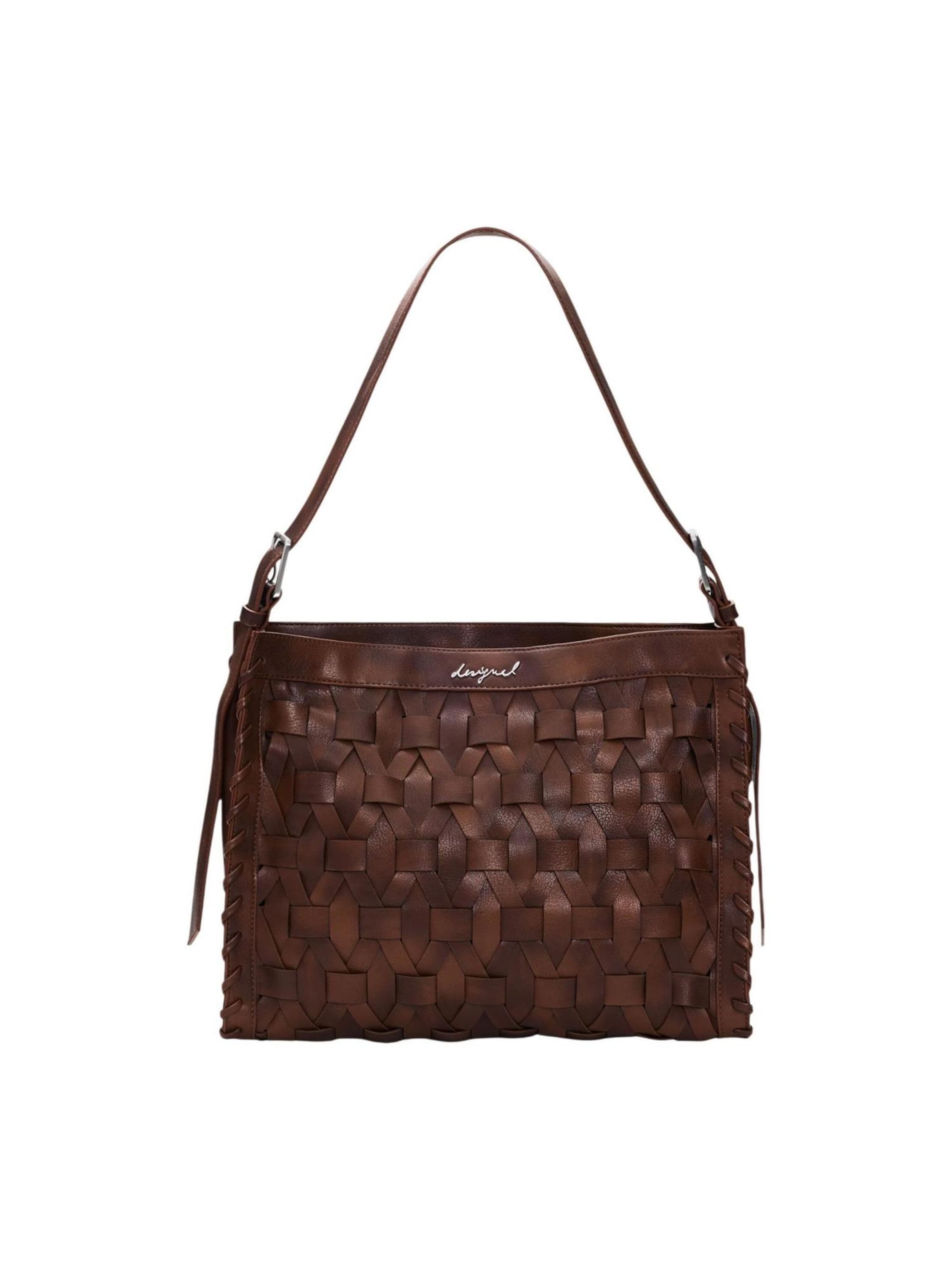 Desigual - Bolso de hombro 'BAG_ARGON CAMEL BUXT 26SAXPA0' en marrón: frente