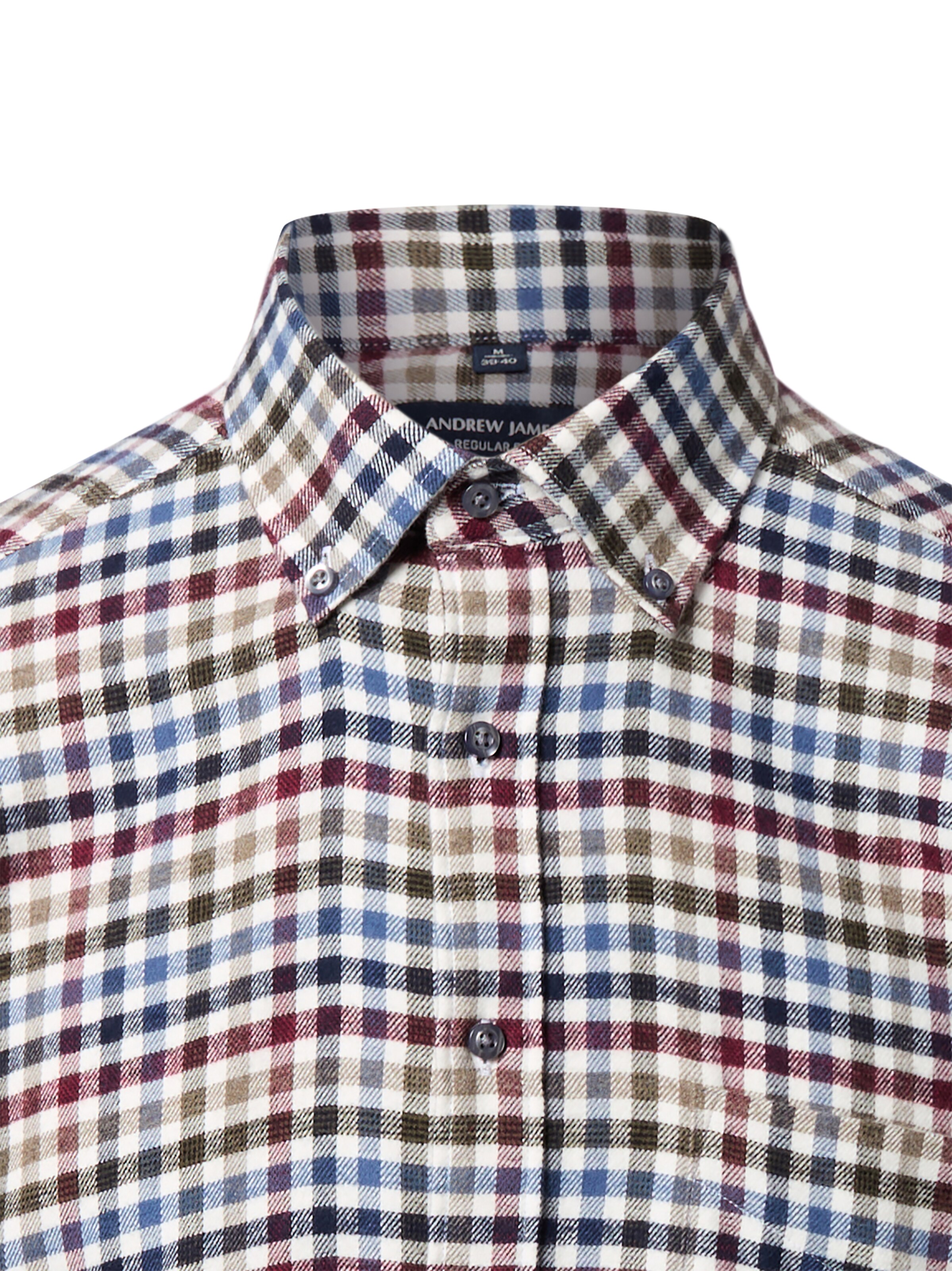 Andrew James Regular Fit Hemd in Blau