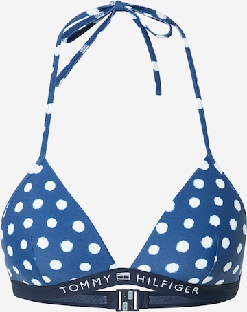 Tommy Hilfiger Underwear Bikini Top in Blue: front
