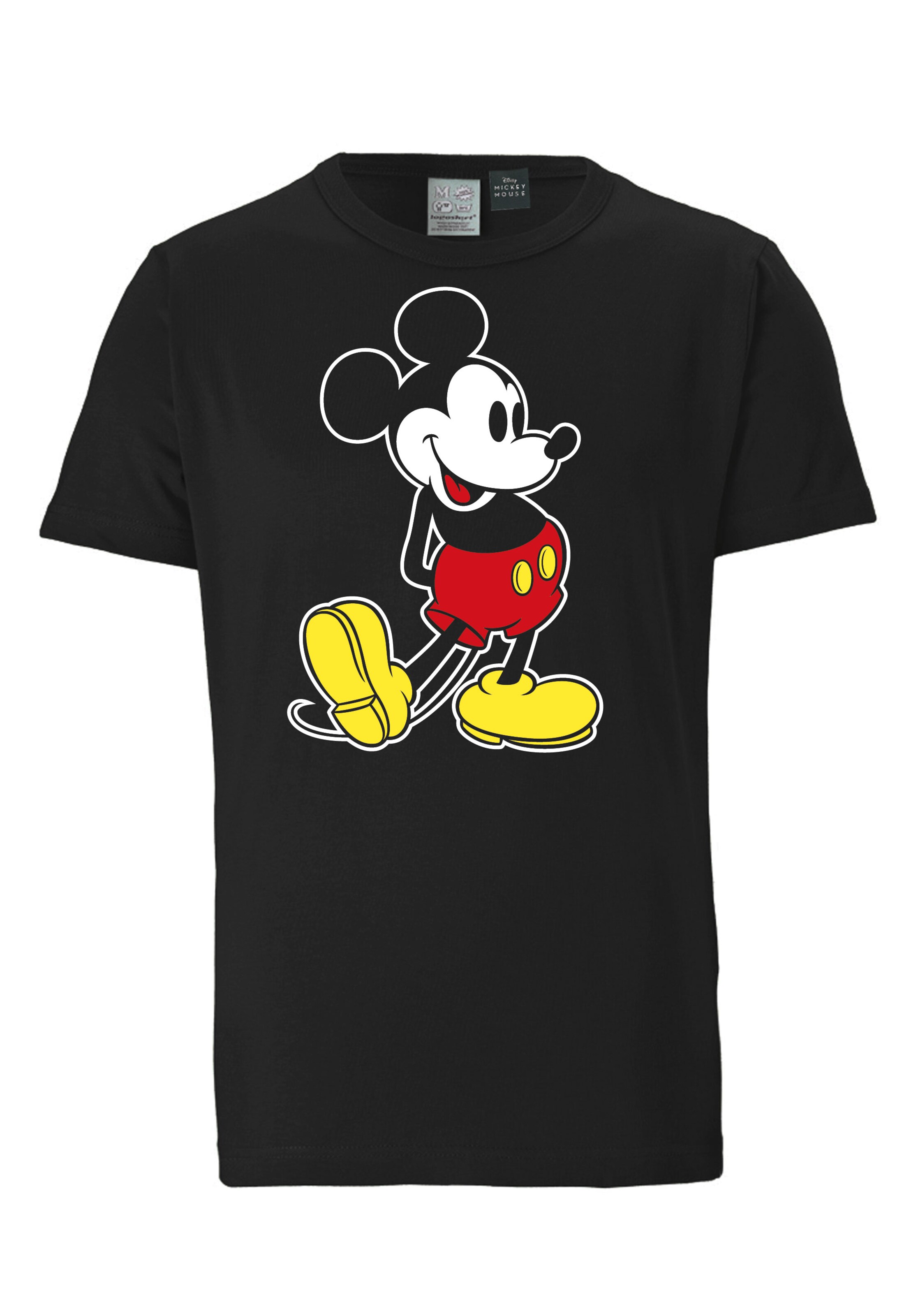 LOGOSHIRT T-Shirt 'Disney' in Schwarz: Vorderseite