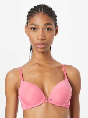 Invisible Soutien-gorge Hunkemöller en rose : devant