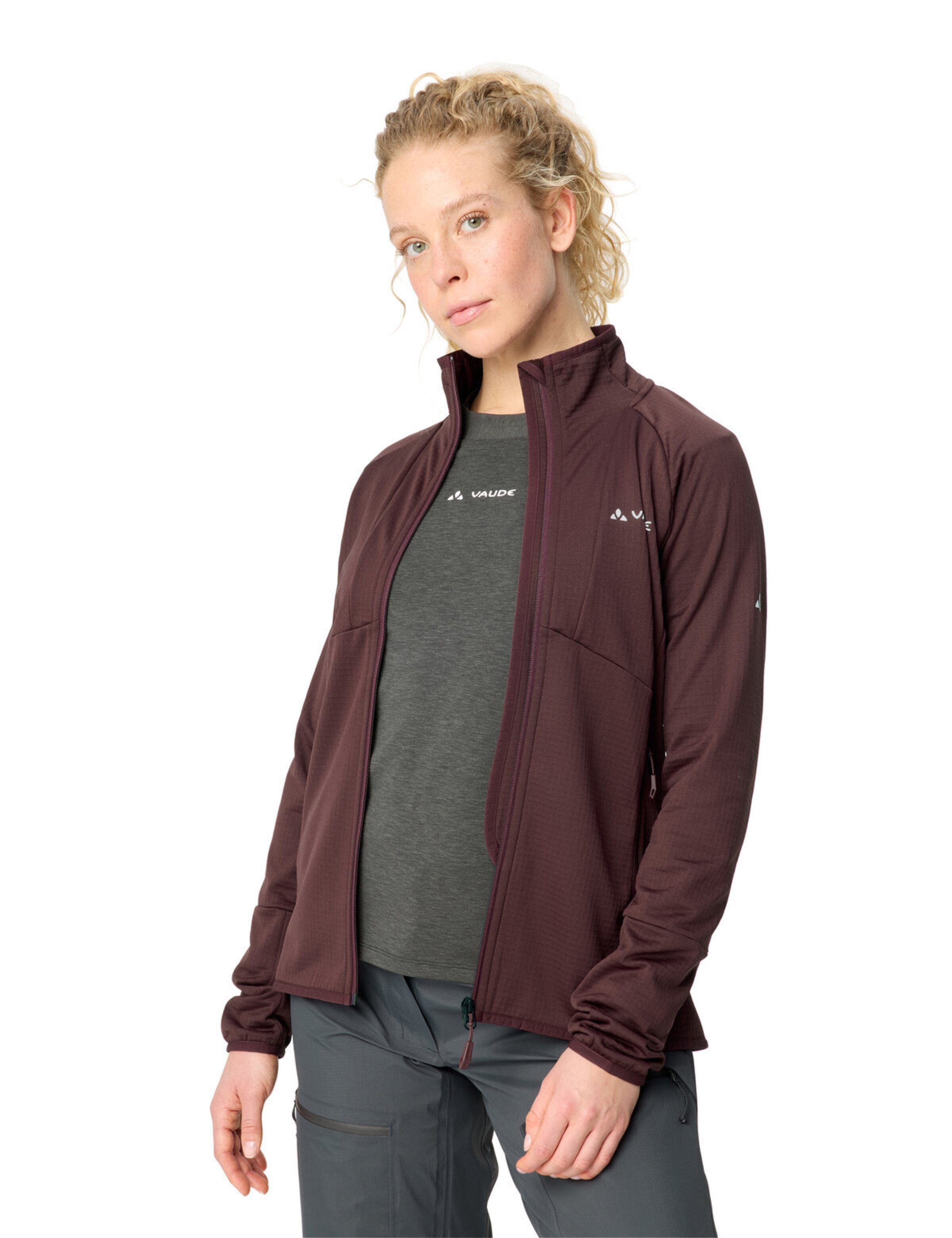 VAUDE Funktionsfleecejack 'Monviso' in Rot