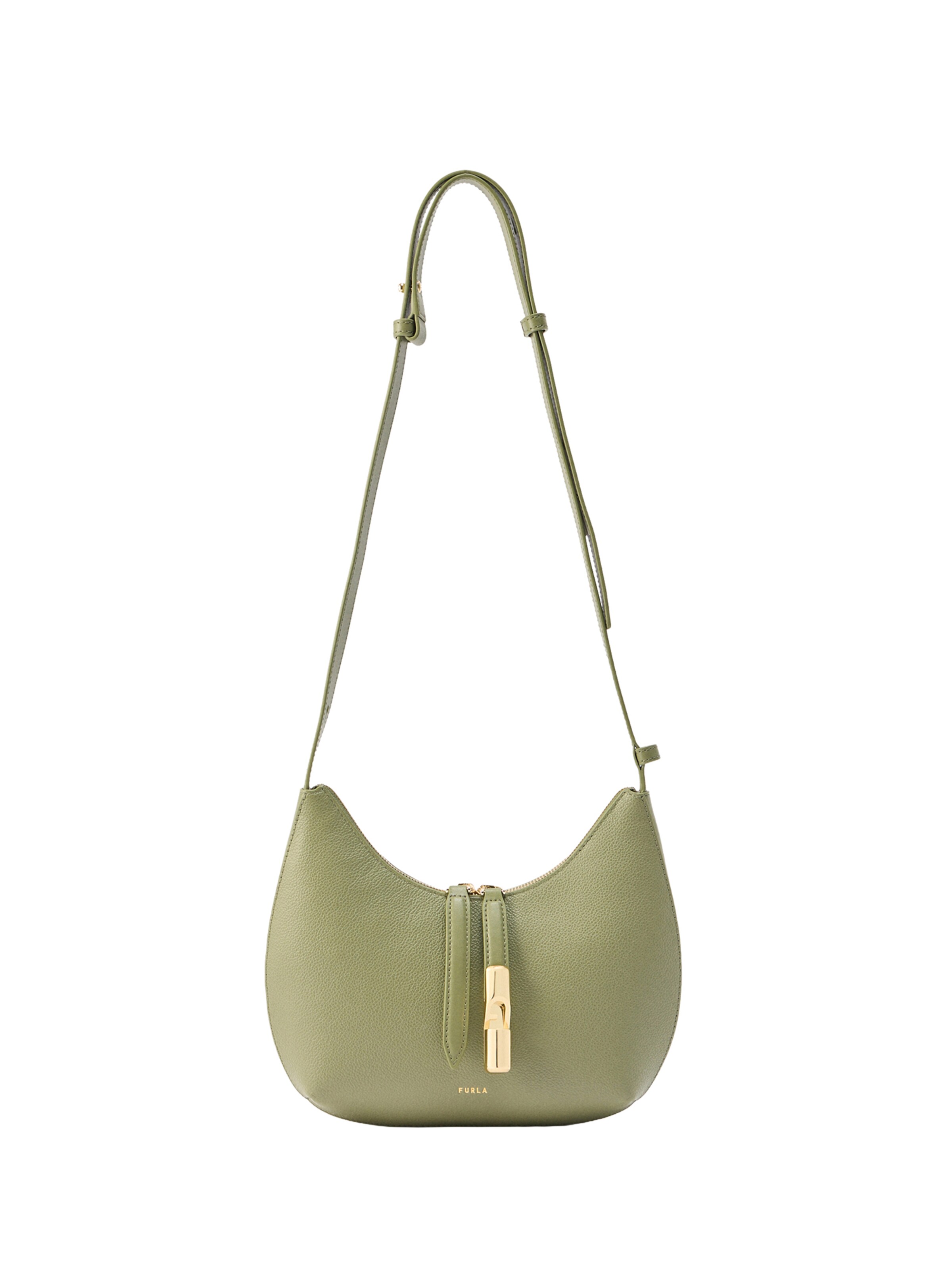 FURLA Crossbody bag 'GOCCIA' in Green: front