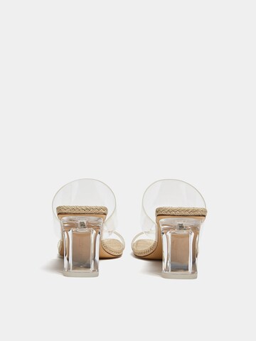 Pull&Bear Pantolette in Transparent