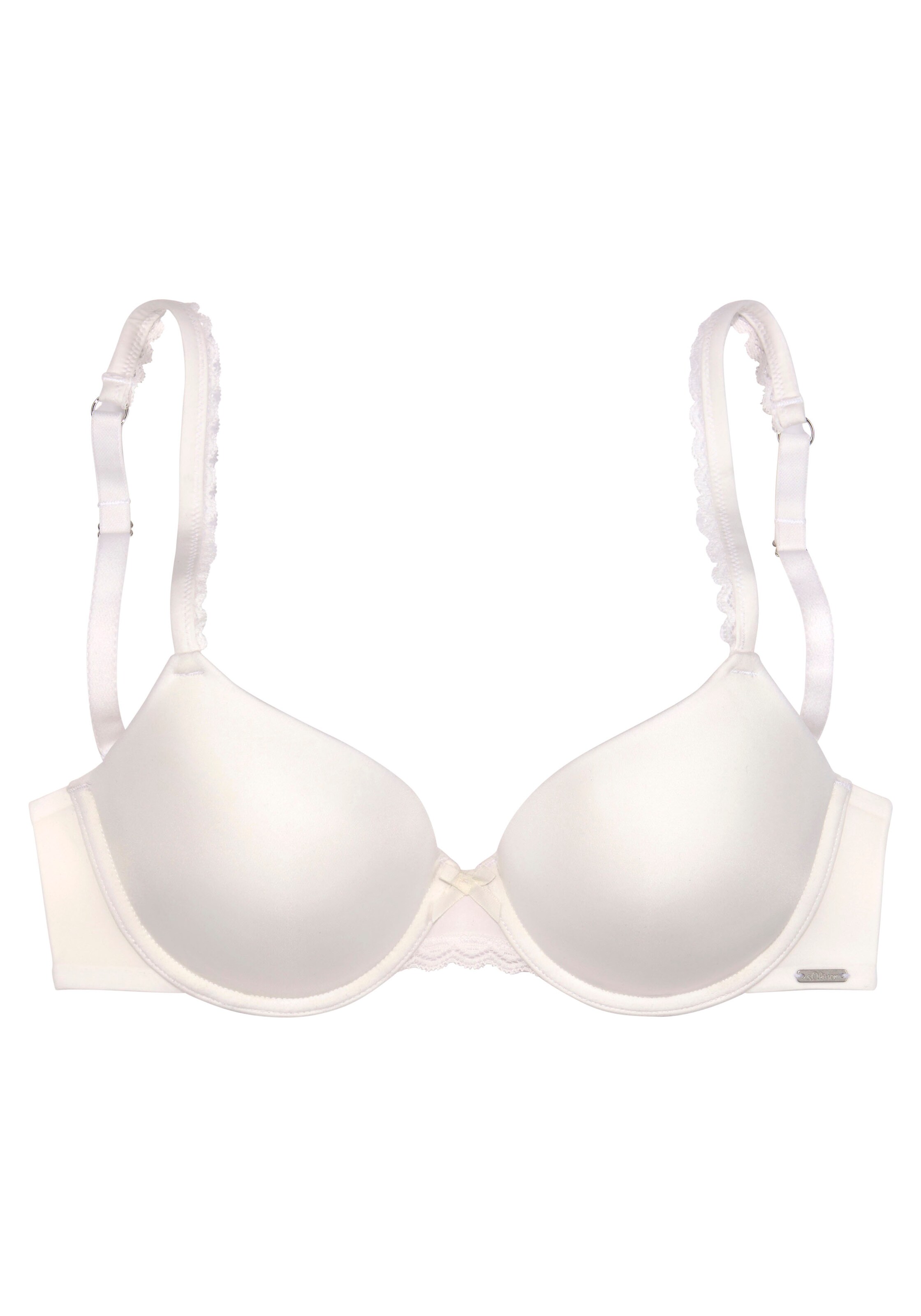 s.Oliver Push-up Podprsenka - Biela: predná strana