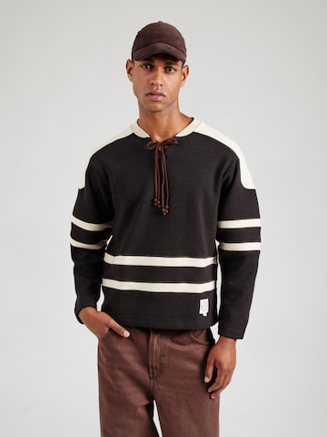 Nike Sportswear Trui 'NIKE BODE REC LACING KNIT' in Bruin: voorkant