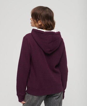 Sweat-shirt 'Luxe' Superdry en rouge