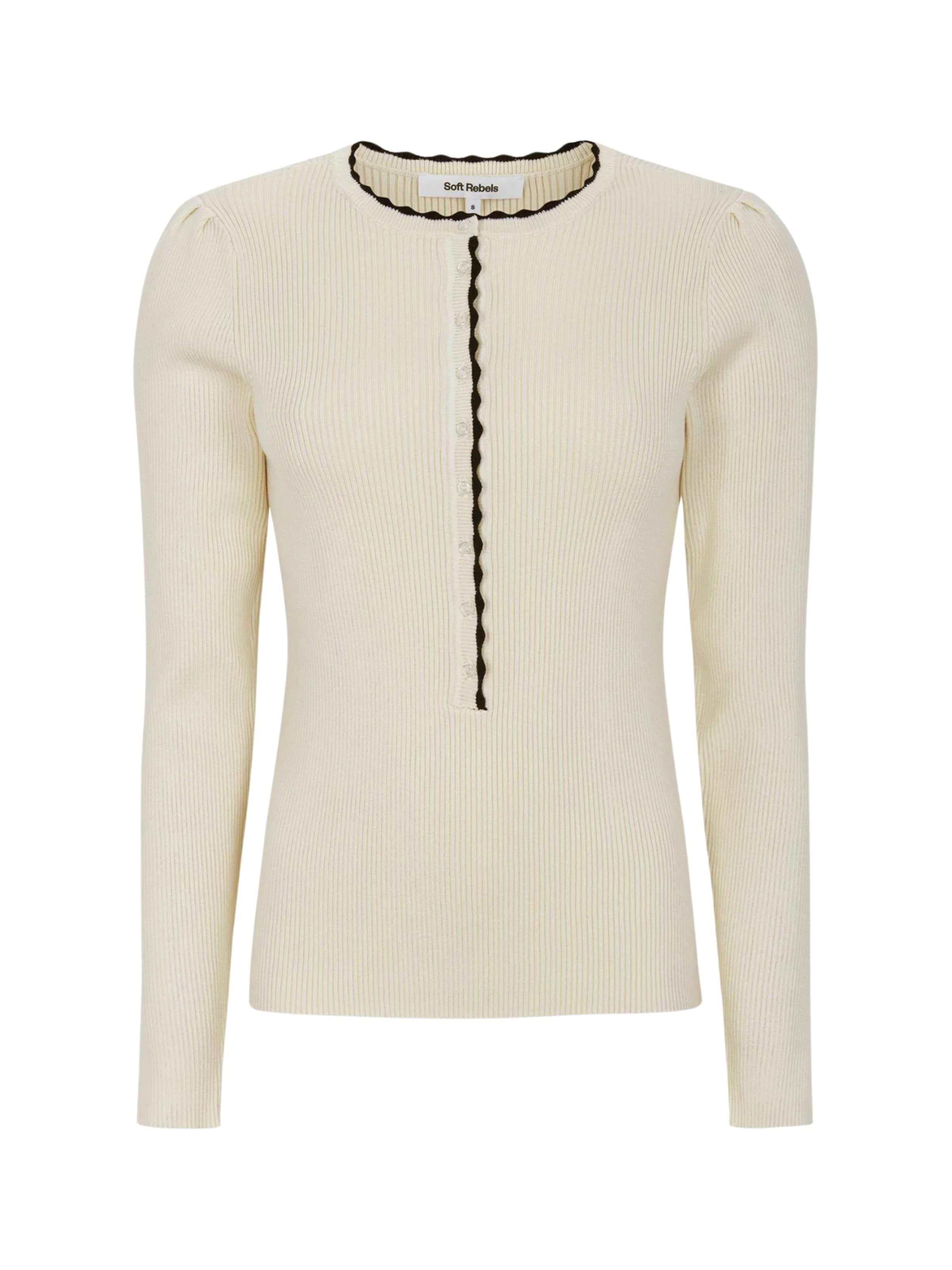 Soft Rebels Neulepaita 'SRJude' värissä beige: etupuoli