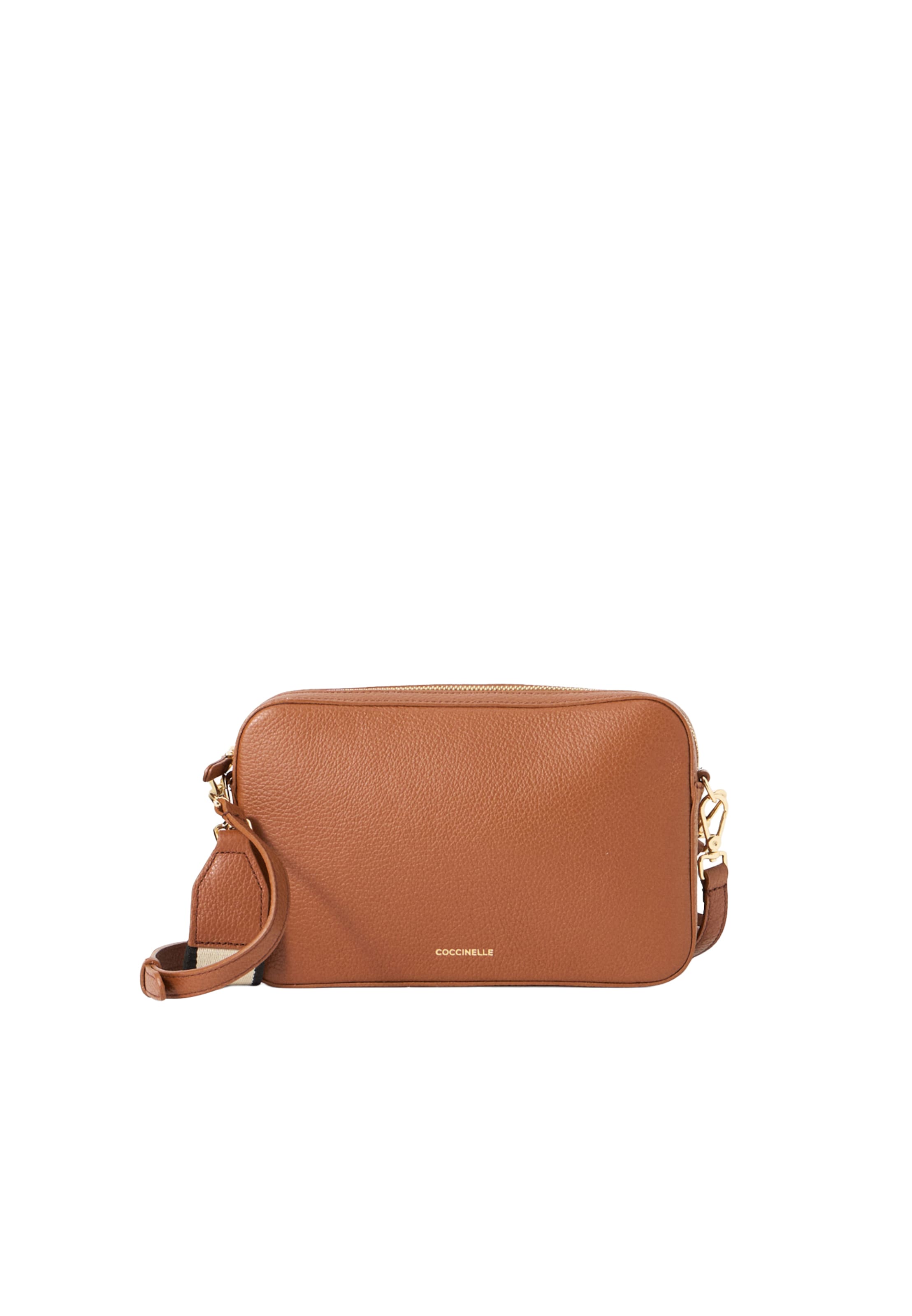 Sac bandoulière 'Tebe' Coccinelle en marron : devant