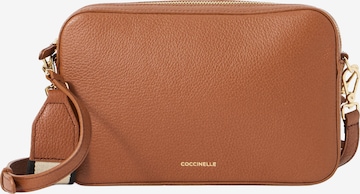 Sac bandoulière 'Tebe' Coccinelle en marron : devant
