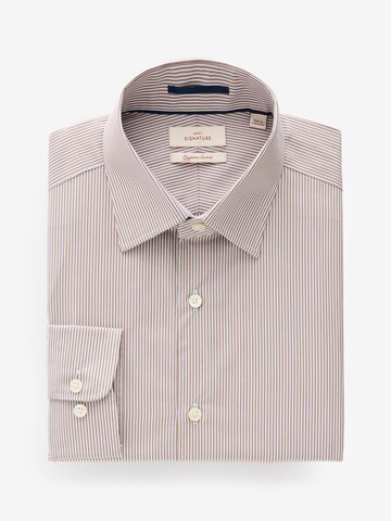 Next Slim fit Πουκάμισο σε μπεζ
