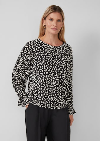 s.Oliver Blouse in Zwart: voorkant