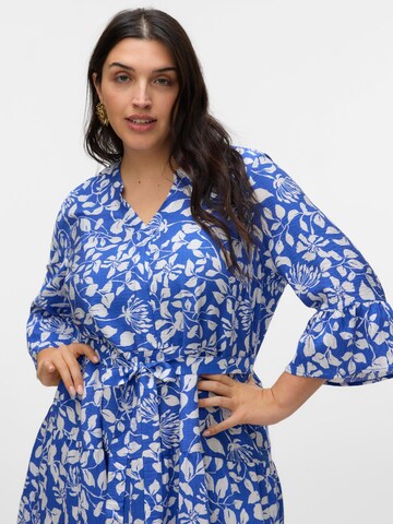Robe-chemise 'VERA' Vero Moda Curve en bleu