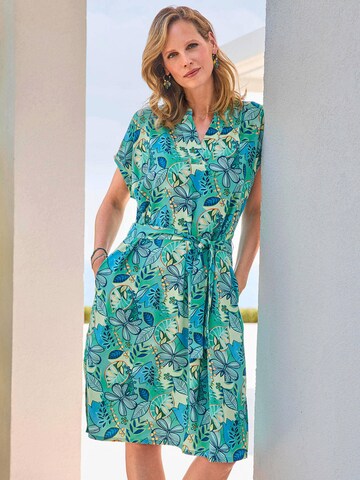 Goldner Kleid in Blau