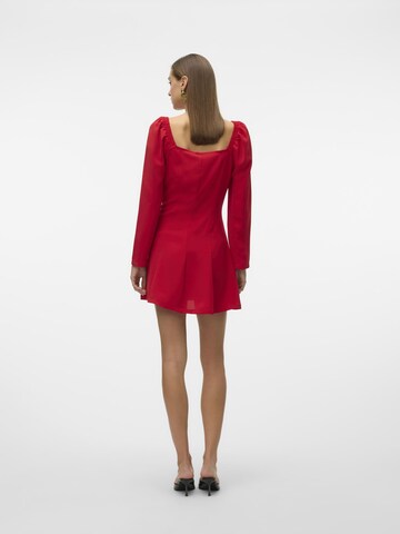 VERO MODA Jurk in Rood