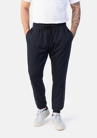 Effilé Pantalon 'James' Hero en bleu : devant