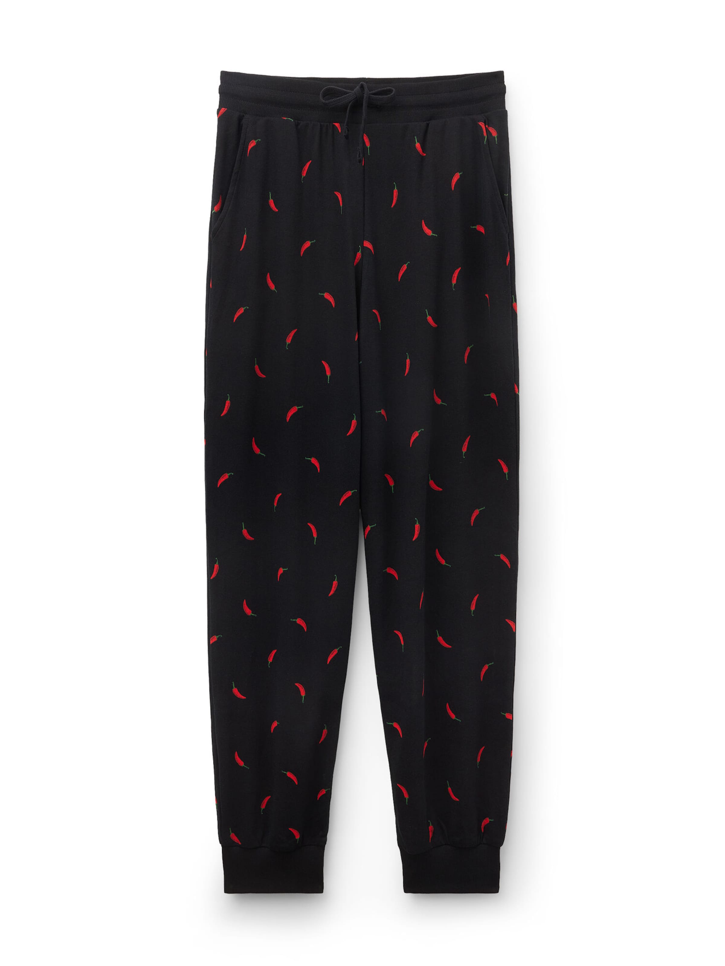 Tezenis Pyjamahose in Schwarz: Vorderseite