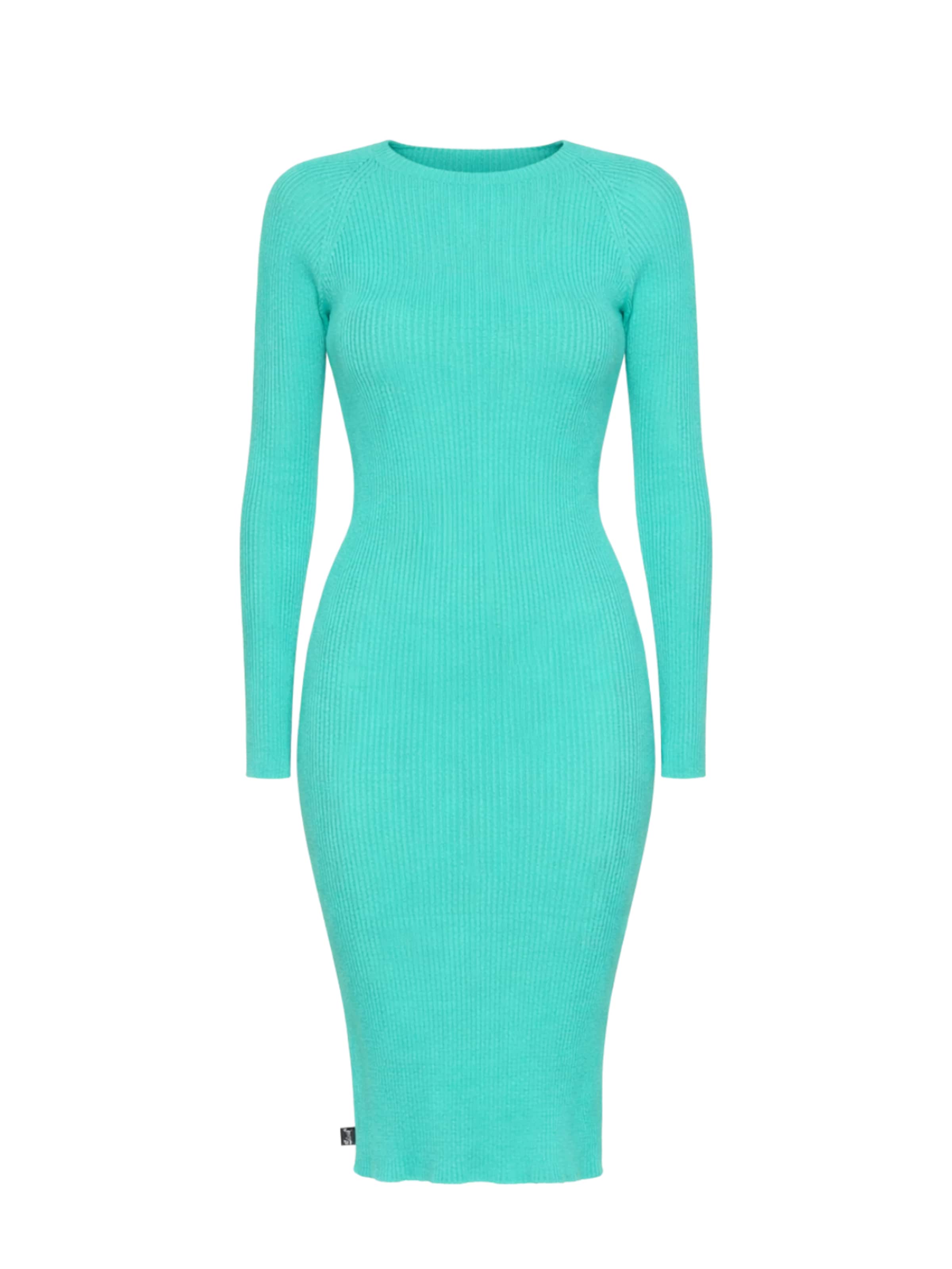 Süel knitwear Vestido de punto 'Amanda Basic' en turquesa, Vista del producto