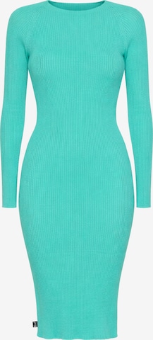 Süel knitwear - Vestido de punto 'Amanda Basic' en azul: frente