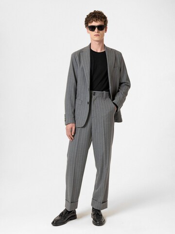Loosefit Pantalon à plis 'Anselmo' Antioch en gris