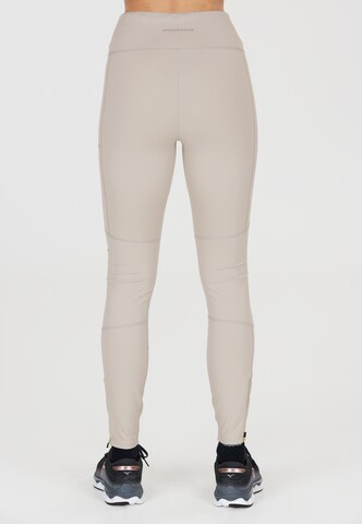 ENDURANCE Skinny Sports trousers 'Elinor' in Beige