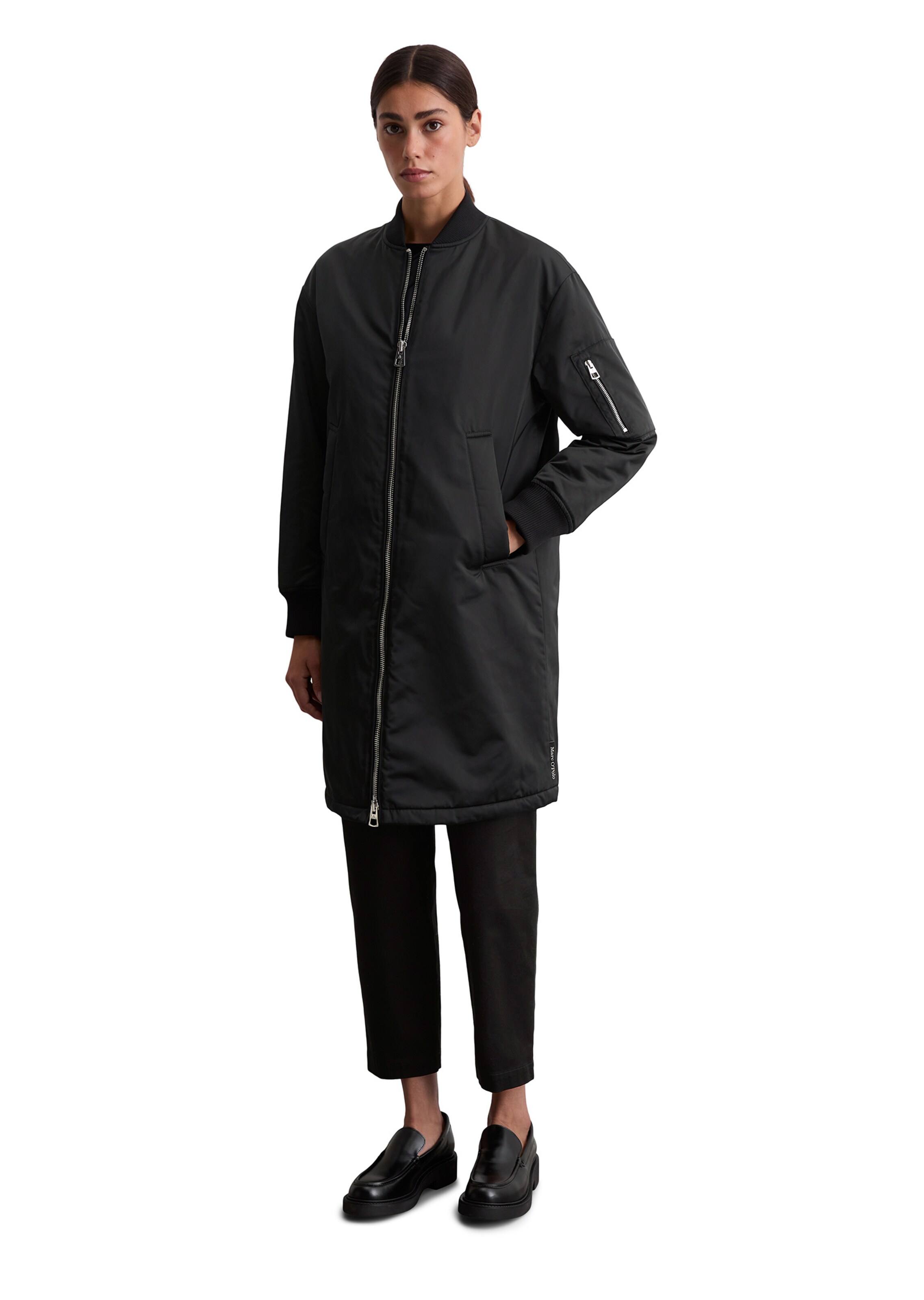 Marc O'Polo Mantel in Schwarz