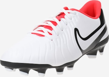 Chaussure de foot 'Tiempo Legend 10 Club MG' NIKE en blanc : devant