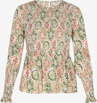 usha FESTIVAL Pusero värissä khaki / roosa / valkoinen, Tuotenäkymä