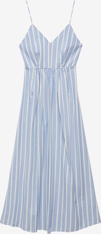 MANGO Summer Dress 'Cristi' in Blue: front