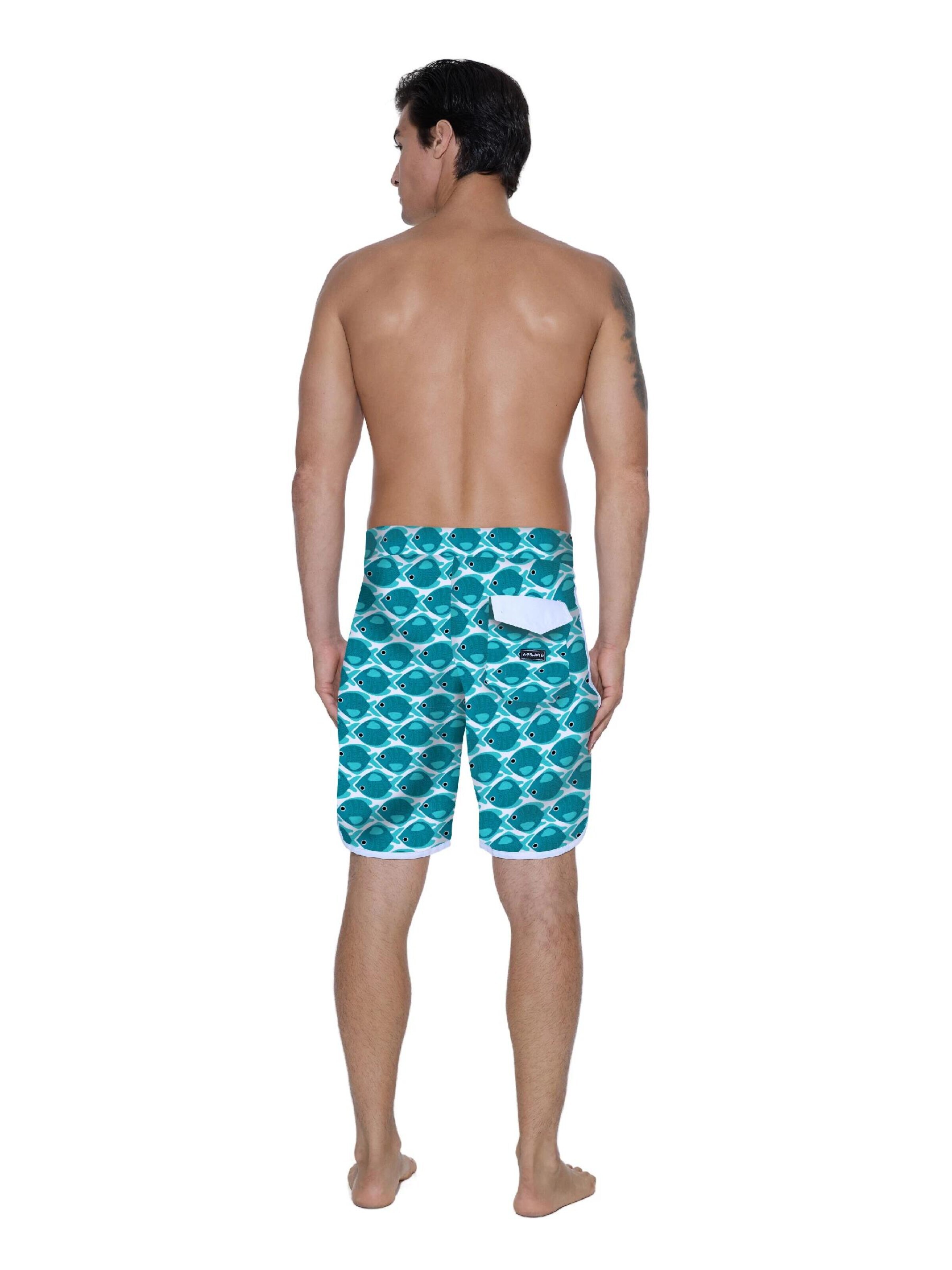 69Slam - Bermudas 'BAÑADOR LARGO JORDAN FISHES' en Mezcla de colores