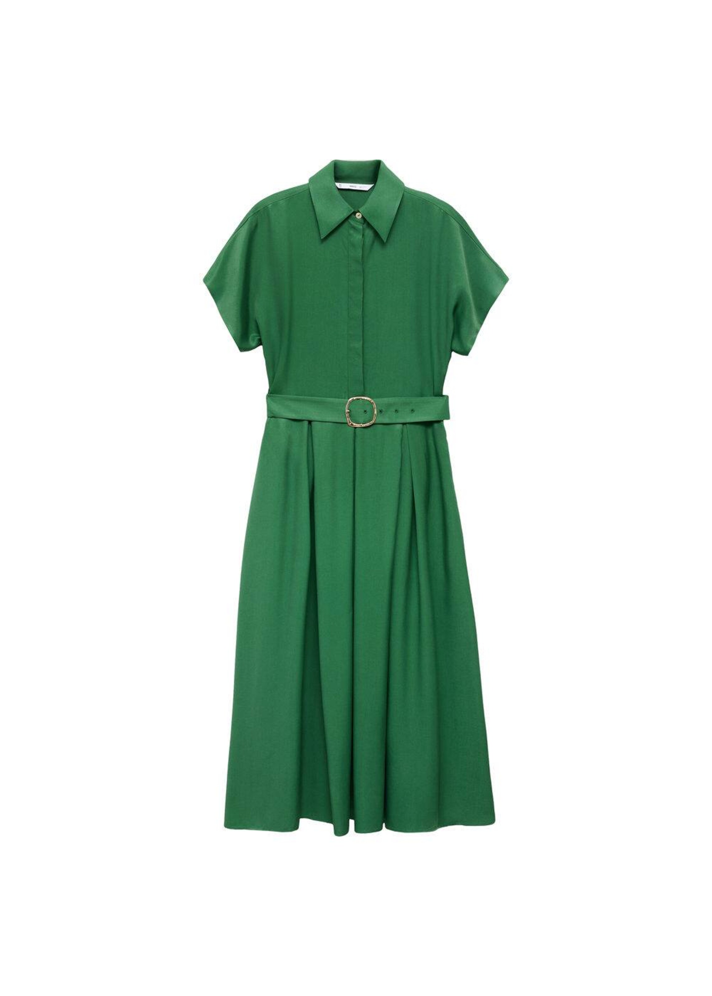 MANGO Kleid 'Macarela' in Grün: Vorderseite