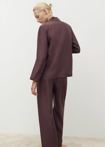 MANGO Pajama Shirt 'Habo' in Purple