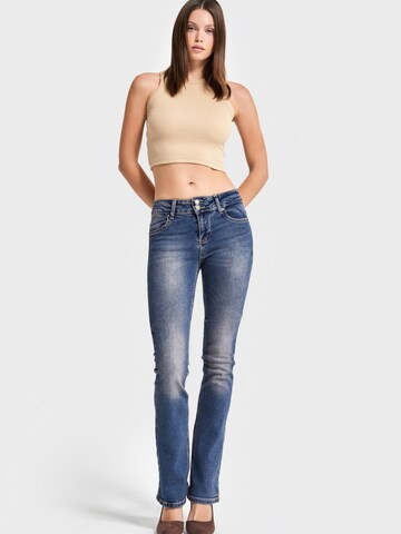 IT'S BASIC Regular Jeans in Blauw