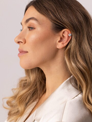 PURELEI Oorbellen 'Flower' in Zilver: voorkant
