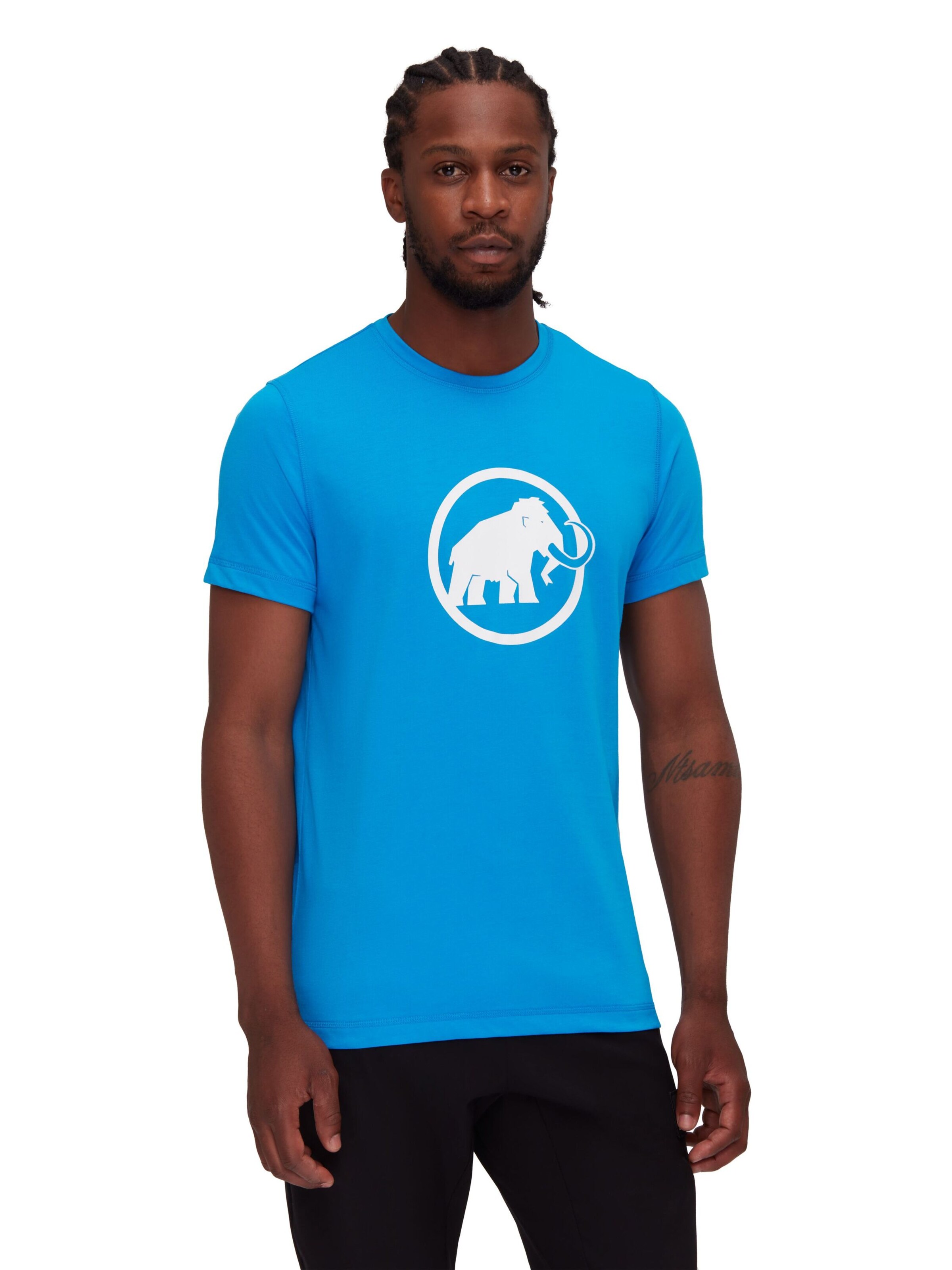 MAMMUT Performance Shirt in Blue: front