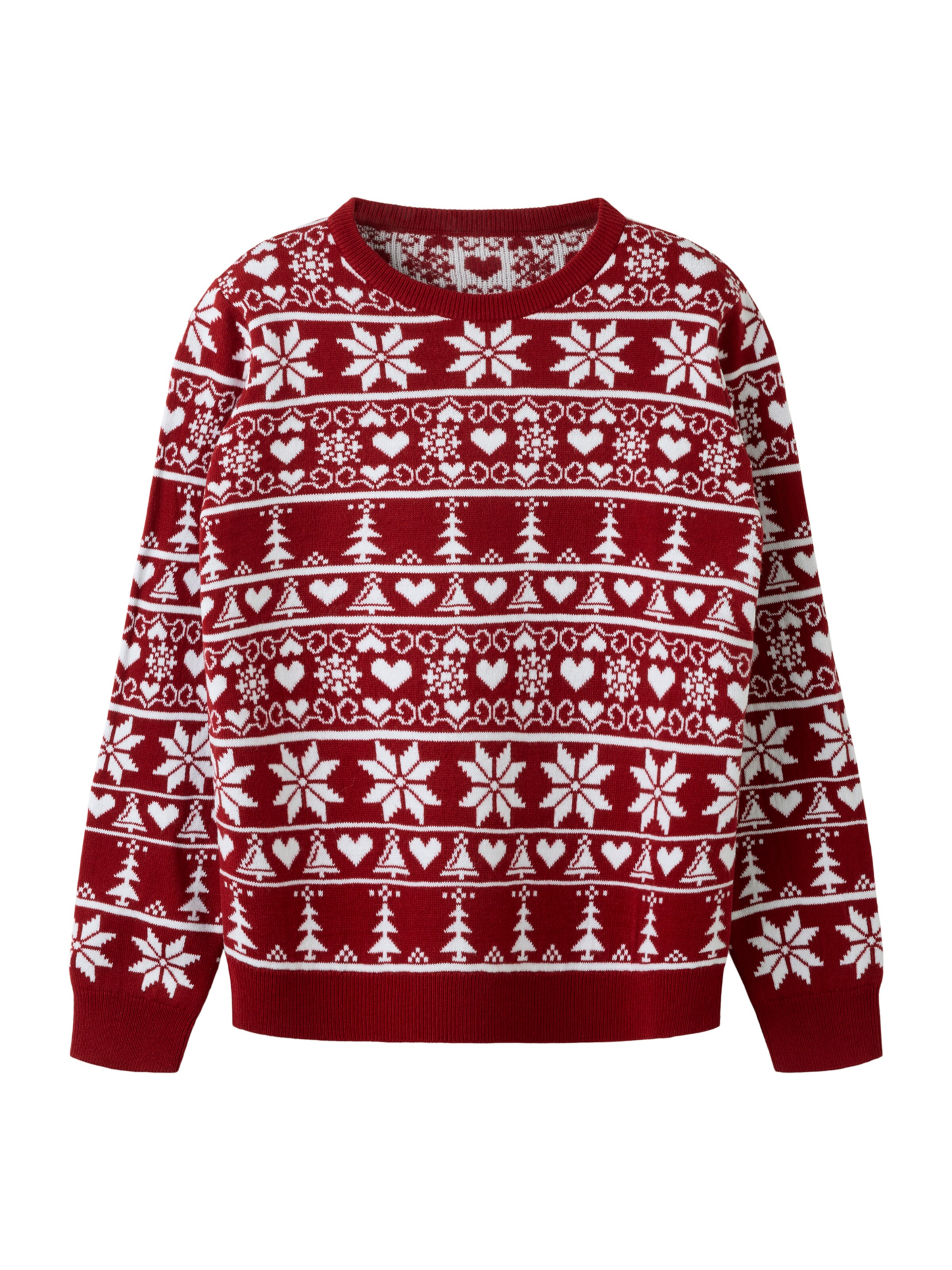 NAME IT Sweater 'NKNRISMAS' in Red: front