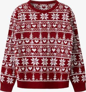 NAME IT Sweater 'NKNRISMAS' in Red: front