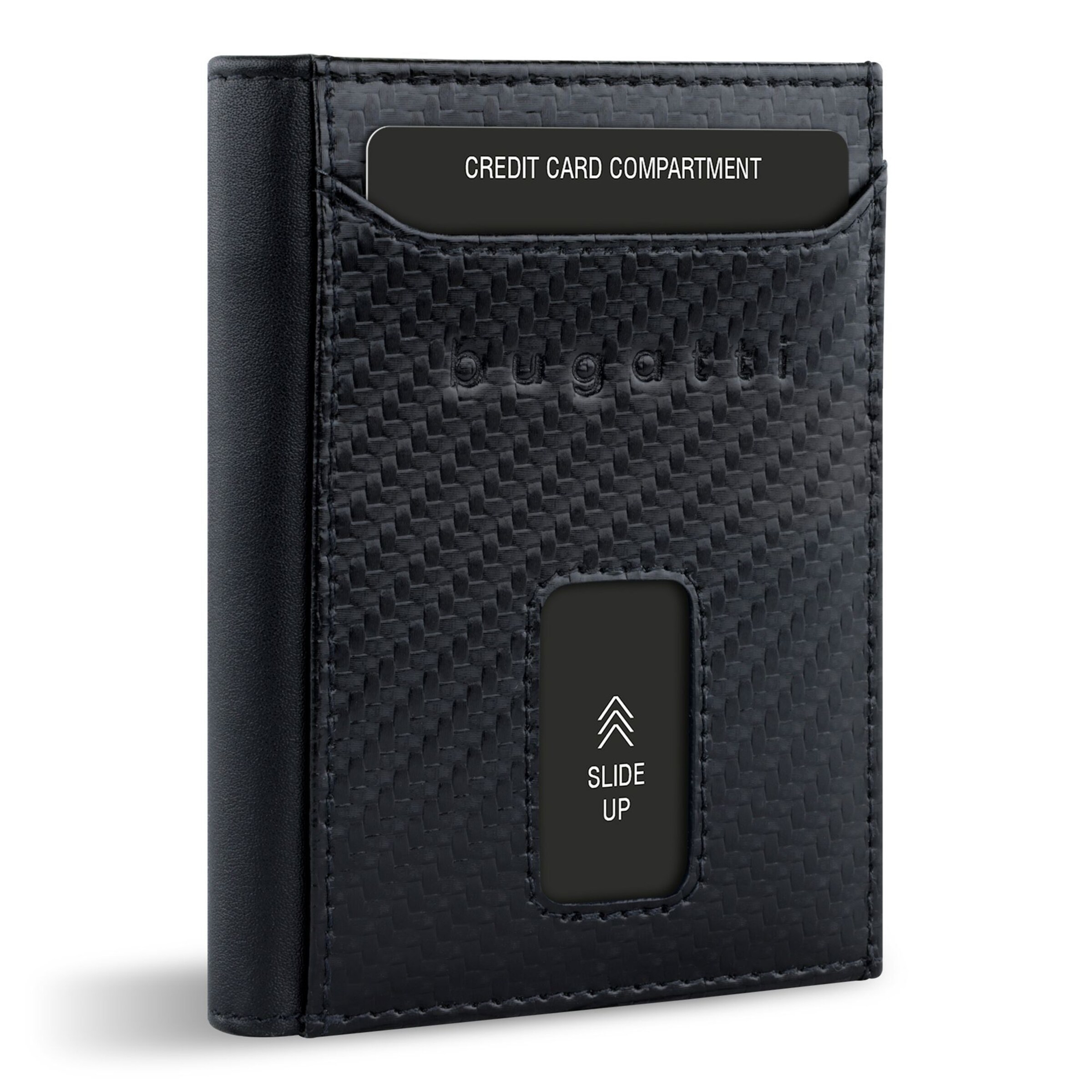 bugatti Wallet 'Secure Slim' in Black