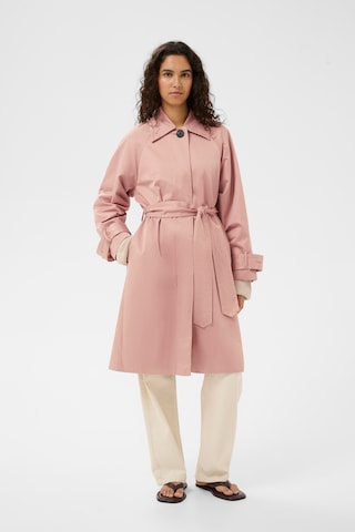 InWear Between-seasons coat in Pink: front