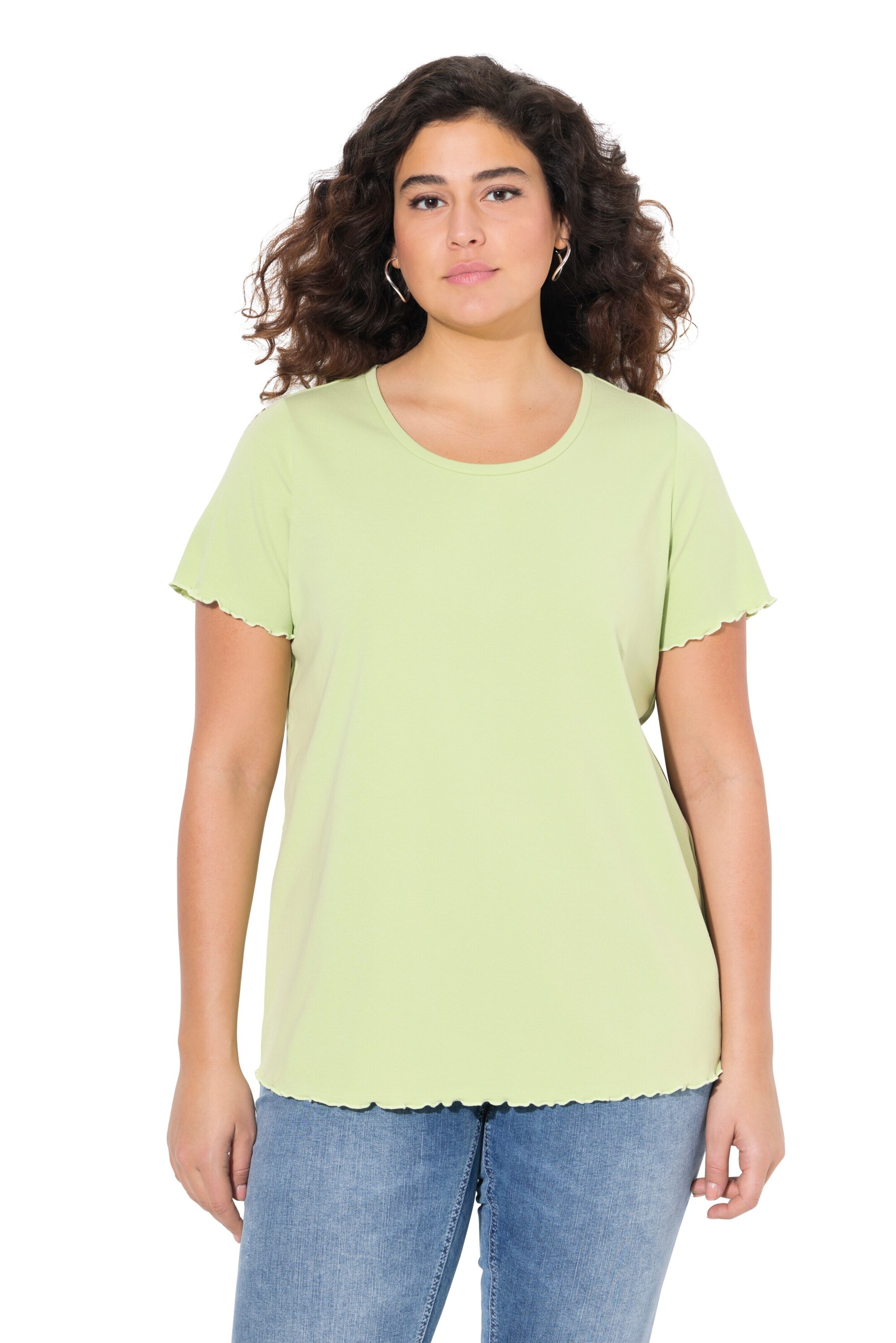Ulla Popken Shirt in Green: front