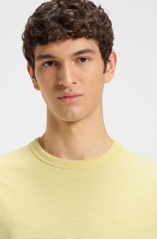 BOSS T-Shirt 'Tegood' in Gelb