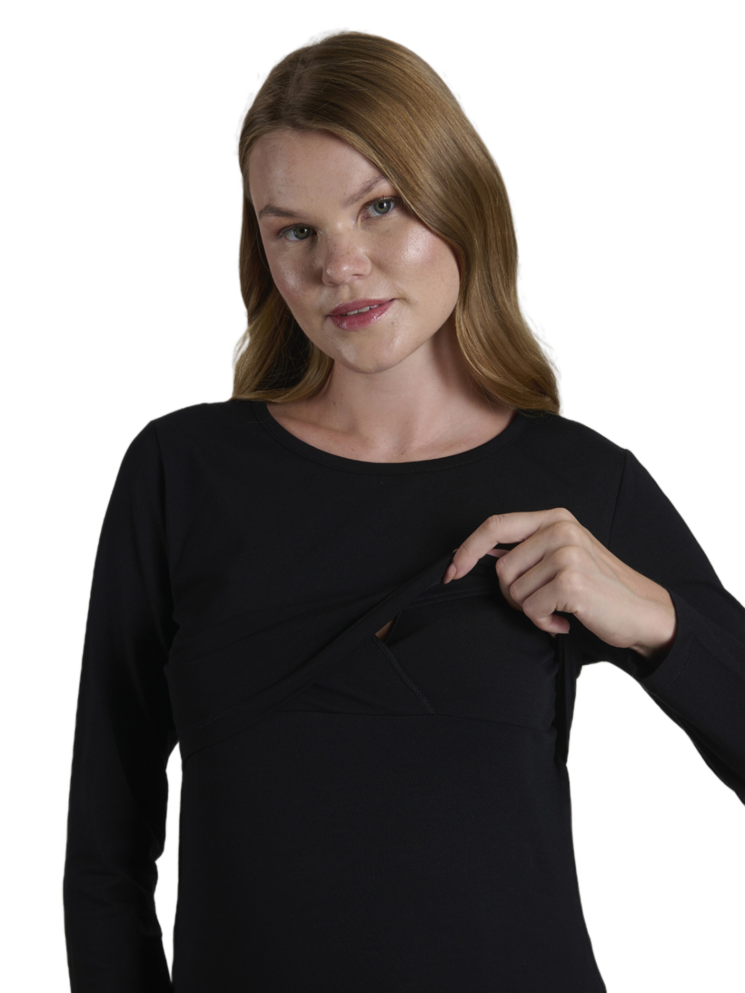 LYN MAMA Blouse in Black