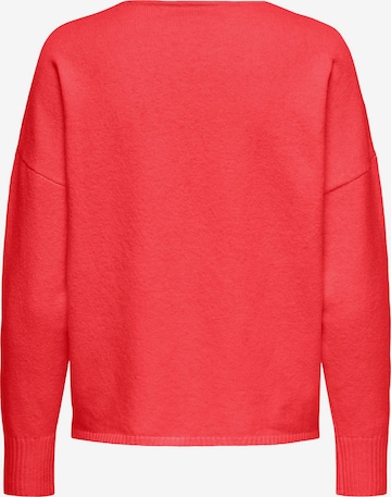 ONLY Pullover 'RICA' in Rot