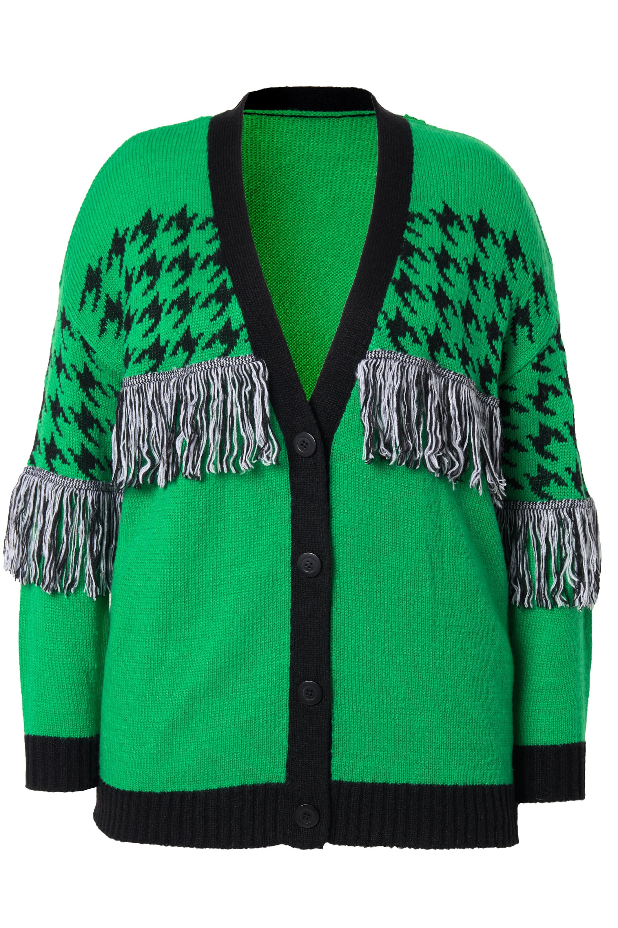 Angel of Style Strickjacke in Grün: Vorderseite